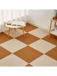 20 miếng gạch lát sàn và thảm vuông tự dính kích thước 11,81" x 11,81", thảm trải sàn hình vuông và chữ nhật, thích hợp sử dụng trong thương mại, gạch lát sàn chống trơn trượt với lớp lót PVC, thích hợp trang trí thảm và gạch trong phòng khách. - Nhiều màu - Xem 4