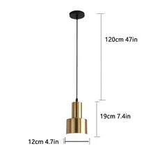 Modern Minimalist Luxury Pendant Light, Suitable For Dining Room, Bar, Designer Showroom, Bedroom - Copper Natural Color - View 8