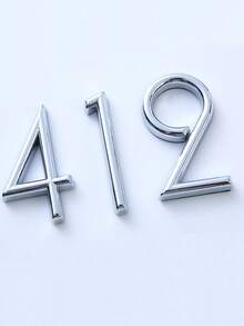 0-9 Hotel Room ABS Door Number Plates, Minimalist & Elegant, Suitable For Various Decor Styles - Multicolor - View 9