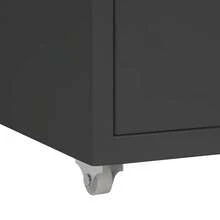 vidaXL Classeur mobile antracite 28x41x69 cm metal - Cinza - Ver 7