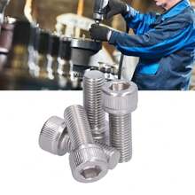 1,25 Mm Perno Hexagonal, 4 Piezas Tornillo De Cabeza Hueca A2-70 Acero Inoxidable, Utilizados En El Montaje Y Mantenimiento De Hogares, Máquinas Herramientas, Construcción(M10*25),38072333 - Multicolor - Ver 2