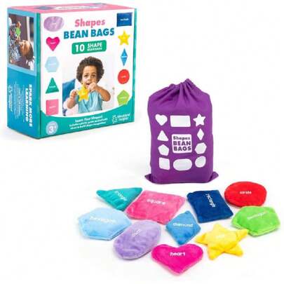 Educational Insights Shapes Beanbags. Set de 8. Aprender formas, juguetes para niños, juguetes preescolares, juguete sensorial para mayores de 3 años,38085267