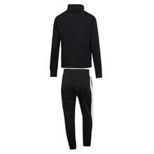 Under Armour Women's Tricot Tracksuit Two-Piece Set: Knitted Stand Collar Jacket, Comfortable Long Pants, Casual Pants 1365147-001 - Black - View 2