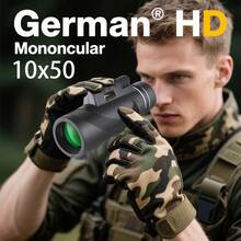 专业单筒望远镜，适合作为生日或节日礼物送给男友、家人 - 黑色 - 查看 2