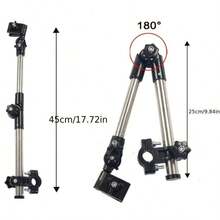 1个可调节180°伞架，适用于自行车、婴儿车、轮椅、户外用品
