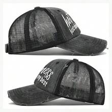Mũ lưỡi trai unisex thoáng khí có lỗ buộc tóc đuôi ngựa - Mũ thể thao lưới nhanh khô, dây đeo/khóa điều chỉnh, mũ vành rộng nhẹ, chống nắng UPF, thấm hút mồ hôi, có chi tiết phản quang; Thích hợp cho chạy bộ, đạp xe, leo núi, chơi golf, tập thể dục, du lịch, đi biển và mặc thường ngày; Phù hợp với tóc đuôi ngựa/búi thấp, có thể gấp gọn và cất giữ, mũ thể thao thoáng khí thoải mái tối giản, thấm hút mồ hôi, mũ thể thao gấp gọn unisex. - Nhiều màu - Xem 3