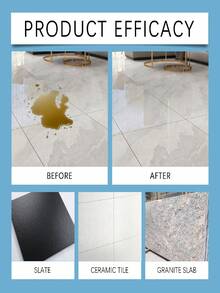 jakehoe 1pc/100ml Tile & Floor Cleaner, Stone Stain Remover, Stone & Tile Polishing Agent, Degreaser, Cleaning Agent, Kitchen Tile Scratch Repair Cleaner, Stone Crystal Electroplating Agent, Random Shipment Of New And Old Models - Multicolor - View 7