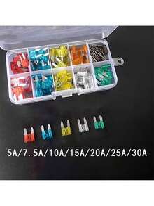 60pcs Car Fuse Assortment Kit Multiple Specifications Car Fuse Blade Insert Fuse Box Set 5A 7.5A 10A 15A 20A 25A 30A For Motorcycle Car Truck Circuit Fuse Blade - 60 Packs - View 8