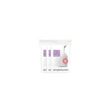 Simplehuman 16 - 18L Code V Custom Fit Bathroom Trash Bag Liners 3 Quick - Dispense Packs - 60ct: Plastic, Drawstring, White - Default - 查看 4