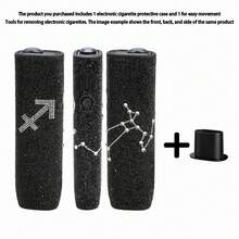 一套360°奢华水钻十二星座电子烟保护套，高端防滑防刮，独特个性化，适合送给爸爸、妈妈、女朋友、男朋友、爱人和朋友 - 彩色 - 查看 13