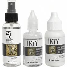 ikt 3件套蕾丝胶水喷雾及卸除剂套装：蕾丝熔化喷雾、蕾丝胶水和蕾丝溶剂，适用于蕾丝前假发、封闭式假发、接发及日常假发发际线造型。 - Hair care - 查看 8