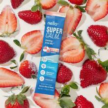 Nello Supercalm Powdered Drink Mix, Cortisol Reducer*, Sleep Aid Supplement, L Theanine, Ksm-66 Ashwagandha, Magnesium Glycinate, Vitamin D 3, No Sugar, Non GMO, 20 Ct, Strawberries & Cream - Dâu tây và kem - Xem 6