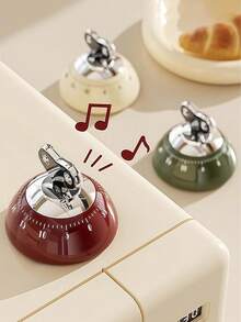 1个机械式厨房定时器，磁性，无需电池