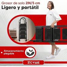 Ladders  &  Escaleras Plegables para CasaEscalera 4 Peldaños Capacidad de Carga de 300 Libras Escalera de Tijera con Pasamanos con Pedal Antideslizante Taburete Portátil Ligero Plegable para el Hogar Cocina