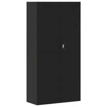 vidaXL Classeur negro 90x40x180 cm acier - Negro - Ver 1
