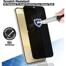 Protector Pantalla de Privacidad para Samsung Galaxy S24 Ultra, Antiespia Mica Cristal Vidrio Templado con Marco de Instalación Fácil, [3 Paq],38084020 - Rosa coral - Ver 5