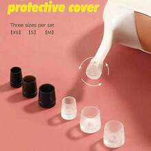 3 Pairs High Heel Shoe Heel Protectors, Noise Reduction, Slip Resistance, Rub Resistance,Belt,Shoes And Boots Accessories - Multicolor - View 6