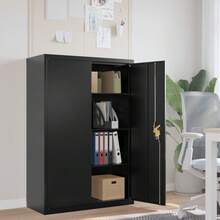 Filing Cabinets - Black - View 2