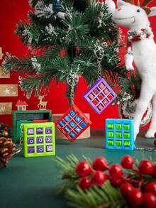 Tac-Toe Keychain Shower Party Favor Keychain Birthday Party Favor Goodie Bag Filler Kids' Box Prize Party Filler Party Games (Favorite Boys And Girls)-Halloween,Christmas,Fall,Winter, Supplies, FQ4B - 彩色 - 查看 9