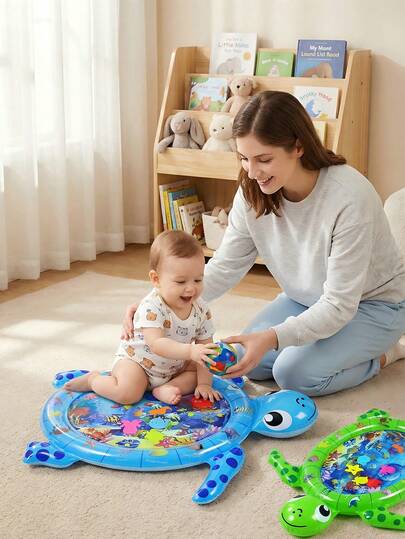 1 Stück rosa Wal Baby Krabbelmatte, süßes Weihnachtsgeschenk-Spielzeug für Säuglinge, geeignet für 3-6-9 Monate alte Neugeborene