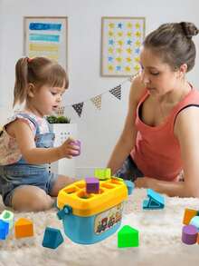 Bộ 10 khối xếp hình học tập nhiều hình dạng, bao gồm chữ cái ABC và các hình học, trò chơi phân loại, đồ chơi giáo dục Montessori, đồ chơi du lịch, đồ chơi tắm, đồ chơi xếp chồng, thích hợp cho việc rèn luyện và giáo dục giác quan cho trẻ sơ sinh (Một số phụ kiện được gửi ngẫu nhiên) - Nhiều màu - Xem 9