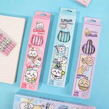 1 Set Cute Cartoon Character 2B Pencil With Eraser, Random Cartoon Style, Great For New Year, Valentine's Day, Easter Gifts