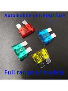60 Universal Car Fuse Combination Kit - Aluminum Fuses For Cars, Trucks, Boats - Various Ampere Numbers 2A-35A Replacement Fuses And Fuse Removal Tool (100-Piece Set With Clips) - 60 - View 4