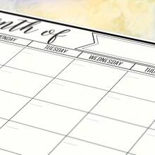 1 Set Magnetic Refrigerator Calendar - Strong Magnetic Backing, Smooth Dry-Erase Surface, Practical Calendar, Whiteboard - Great For Kitchen Organization, Meal Planning, Family Scheduling, Reminders And Fridge Notes (Includes 8 Color Pens) - Multiple Specifications - View 7