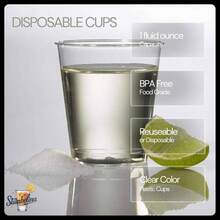 COUNT - PLASTIC SHOT GLASSES Disposable Drink Party Cups Dessert Jello Shooters - 1 cốc oz + 100 cốc - Xem 5