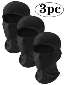 1/2/3pcs Unisex Breathable Elastic Quick-Dry Thin Face Mask, Suitable For Outdoor Activities Like Cycling, Hiking, Fishing, Windproof, Suitable For Daily Wear And Sports Matching