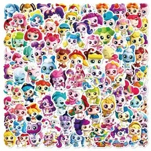 100pcs Cartoon Cute & Wonderful Doodle Series Stickers, Suitable For Scrapbooking, Diaries, Laptops, Water Bottles, Cars, Etc. Faith-Based Design With Positive Messages, Great Gift - Multicolor - View 5