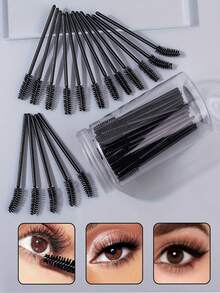 Disposable Mascara Wands, Bulk Mascara Brushes, Eyelash Brushes, Spiral Brushes, Makeup Tools, Suitable For Eyelash Extensions, Eyebrow Brushes, Eyeshadow Brushes, Spiral Brushes - Multicolor - View 11