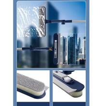 High-Rise Window Squeegee, Household Glass Cleaning Tool, Dual-Sided Window Cleaner For High-Rise Buildings - Multicolor - View 8