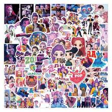 Mattel 55-110pcs Japanese Anime & K-POP: Witch Hunt Girl Group Stickers For Luggage, Laptop, Waterproof Decals