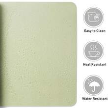 1/2pc Round Mouse Pad, Ultra-Thin Waterproof PVC Leather Mouse Pad, Stitched Edge Design, Suitable For Computer, Laptop, All Kinds Of Mice, Office/Home Use (22x22cm, 8.66"X8.66") - Multicolor - View 56