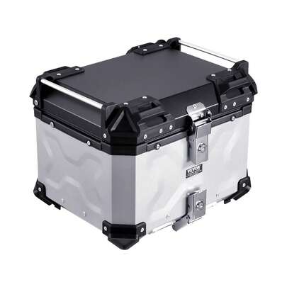 45L Motorcycle Top Case Universal Motorbike Tail Box With Leather Lining