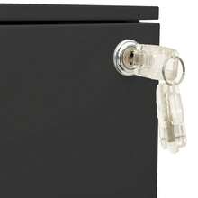 vidaXL Classeur mobile Anthracite 39x45x67 cm Acier - Gris - Voir 8