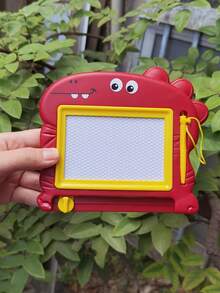 Magnetic Drawing Board For Kids, Cartoon Dinosaur Design, Small Magnetic Doodle Board, Educational Toy, Halloween & Holiday Gift