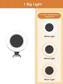 1.82m 2026 New Bluetooth Selfie Stick, 10m Wireless Remote Control, 360° Rotatable Detachable Phone Holder, Reinforced Frame, Stable Tripod, Live Streaming Equipment, Alloy Material, With LED Fill Light, Freely Extendable, Photography Assistant, Compatible With IPhone 17/16/15/14/13/12, S25/S24/S23/S22/S21/S20, DSLR Camera Fill Light - Multicolor - View 12