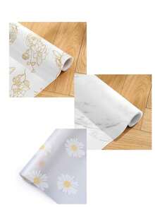 4pcs Lemon Pattern Refrigerator Mats, Washable, Waterproof, Oil-Proof, Suitable For Refrigerator Shelves, Freezer, Cabinet Drawers, Home Kitchen Storage And Organization - Multicolor - View 10