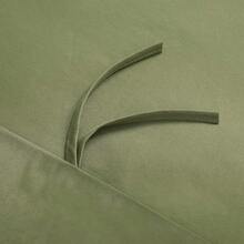 Duvet Cover Set - 5 PC Iconic Collection Bedding Set - Hotel Luxury, Extra Soft & Cooling - Microfiber - Button Closure And Corner Ties (FKing, Sage) - Cây xô thơm - Xem 5