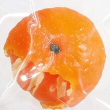 1pc Office Decompression Toy - Funny Orange Squeeze Ball For Adults - trái cam - Xem 1