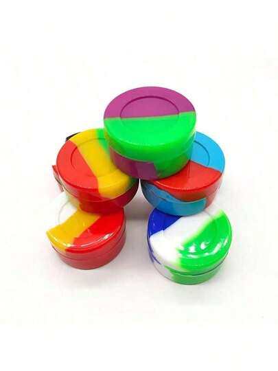 10 Stücke Silikon Behälter, Mini Aufbewahrungsboxen, Mehrzweck Aufbewahrungsbehälter geeignet für Cremes, Gewürze, Zuhause Outdoor Reise tragbare Mini Behälter, Frühlingsgeschenk für Freunde