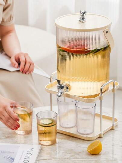 3.5L Dispenser Set, 5L Dispenser Set, Beverage Cooler, Beverage Dispenser, Water Pitcher, Water Dispenser, Juice Dispenser With Faucet, Home Beer Dispenser, And Juice & Lemonade Dispenser