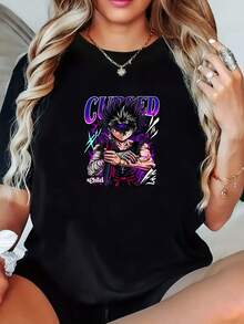 Women Sports Tees & Tanks - Black - View 1
