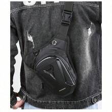 可调节肩带防水摩托车腿包，带耳机插孔 - 彩色 - 查看 4