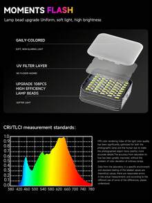 TOKQI Luz de relleno de bolsillo RGB de color completo, luz selfie giratoria 360°, adecuada para teléfonos inteligentes, palos selfie, computadoras portátiles, luz de cámara recargable con adaptador de zapata fría y clip, iluminación de color ajustable, compatible con Android e iOS, para fotografía, selfie, vlog, etc. - Multicolor - Ver 10