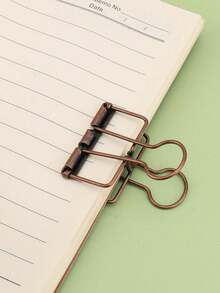 2个复古多色回形针，适用于桌面文件整理、返校季、文具