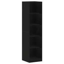 vidaXL Armadio Chêne nero 50 x 50 x 200 cm Bois d'ingénierie - nero - Visualizzare 3