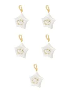 5pcs Eid Mubarak Pillow Gift Box Elegant Paper Favor Packaging With Satin Ribbon Handle, Luxury Star Shape Candy Treat Box For Ramadan And Eid Al-Fitr Celebration, Islamic Holiday Gift Wrapping For Chocolates Sweets Jewelry And Small Presents, Muslim Party Favor Boxes For Iftar Dinner Table Decor, Festive Religious Event Packaging - 7.5x7.5x3.5cm - View 12